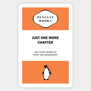 Just One More Chapter Sticker